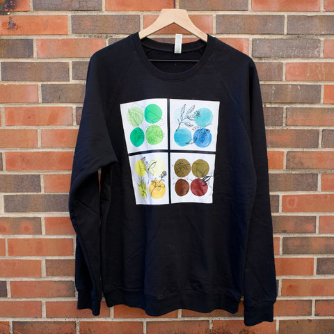 Pop Art Organic Raglan Crewneck Sweatshirt