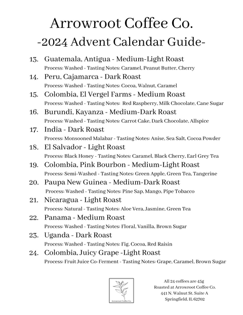 Pre-Order 2024 Coffee Advent Calendar